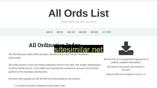 allordslist.com alternative sites