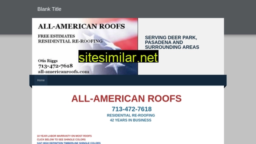 all-americanroofs.com alternative sites