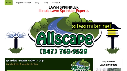 allscape-lawn-sprinkler.com alternative sites