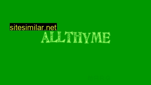 allthyme.com alternative sites