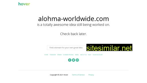 alohma-worldwide.com alternative sites