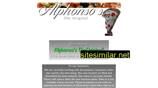 alphonsostheoriginal.com alternative sites