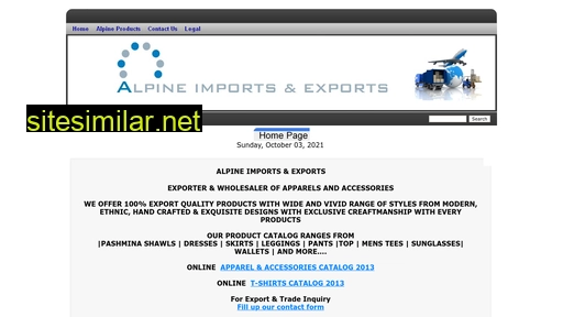 alpineexports.com alternative sites
