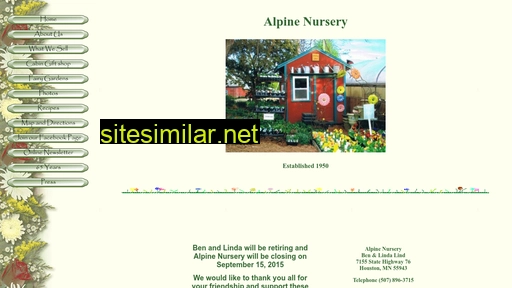 alpinenurserymn.com alternative sites