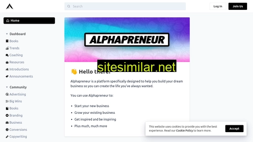 alphapreneur.com alternative sites