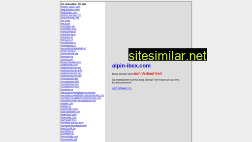 alpin-ibex.com alternative sites