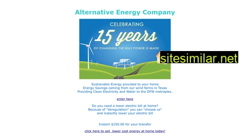 alternativeenergycompany.com alternative sites