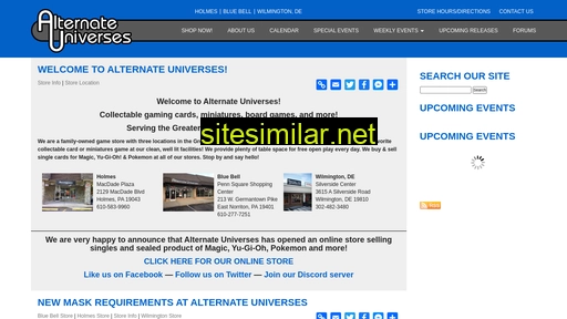 alternateu.com alternative sites