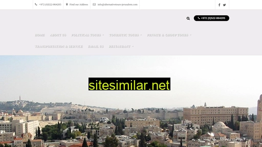 alternativetours-jerusalem.com alternative sites