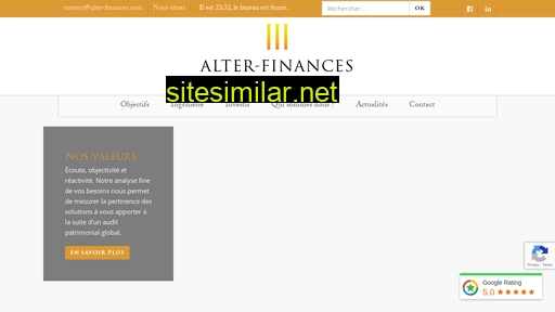 Alter-finances similar sites