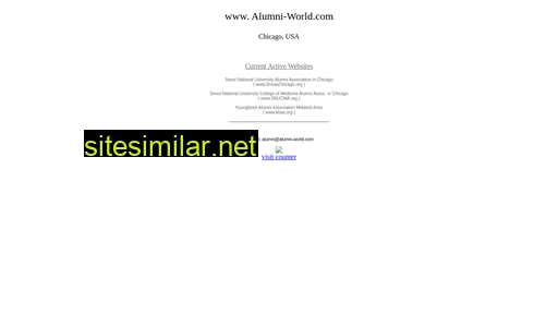 Alumni-world similar sites