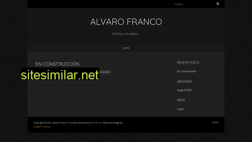 Alvarofranco similar sites