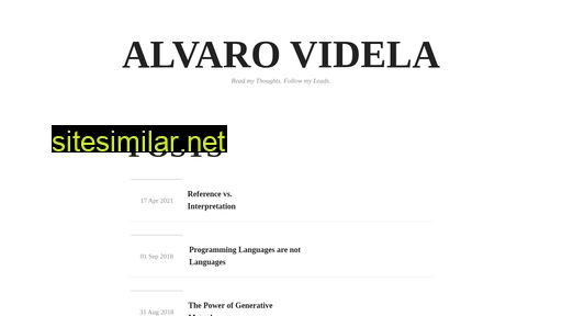 alvaro-videla.com alternative sites