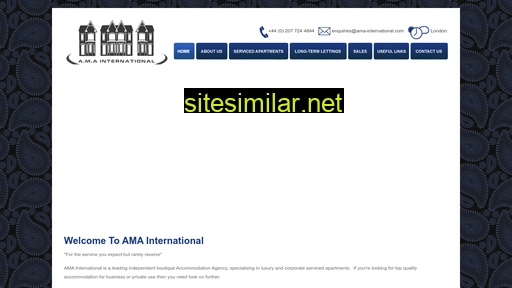 Ama-international similar sites