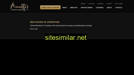 amalfisrestaurant.com alternative sites