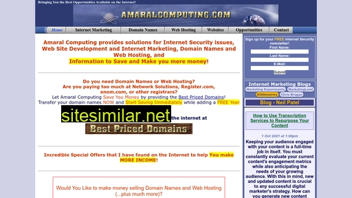 amaralcomputing.com alternative sites