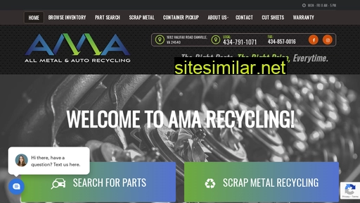 ama-recycling.com alternative sites
