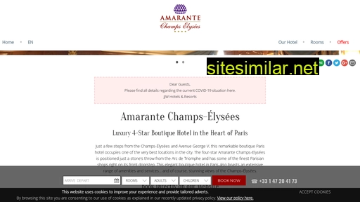 amarantechampselysees.com alternative sites