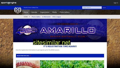 Amarilloseniorsoftball similar sites