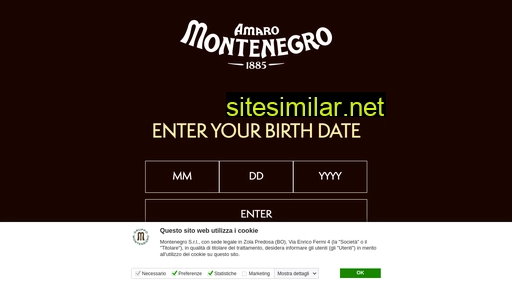 amaromontenegro.com alternative sites