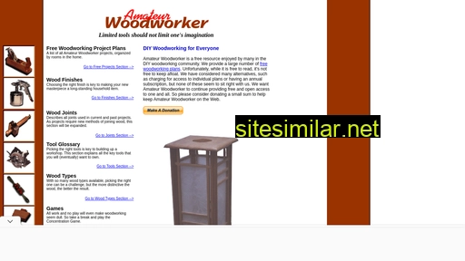 amatuer-woodworker.com alternative sites