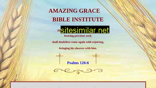 amazinggracebibleinstitute.com alternative sites