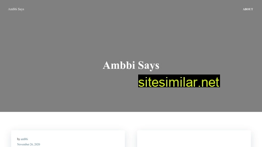 ambbidevarajoo.com alternative sites