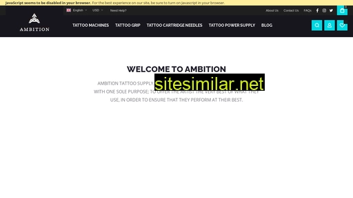 ambitiontattoosupply.com alternative sites