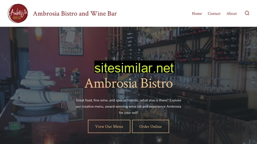 ambrosia-bistro.com alternative sites
