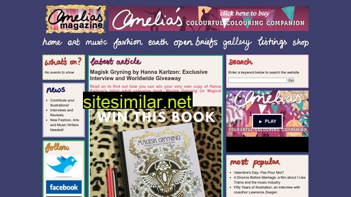 ameliasmagazine.com alternative sites