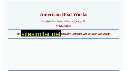 americanboatworks.com alternative sites