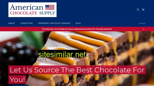 americanchocolatesupply.com alternative sites