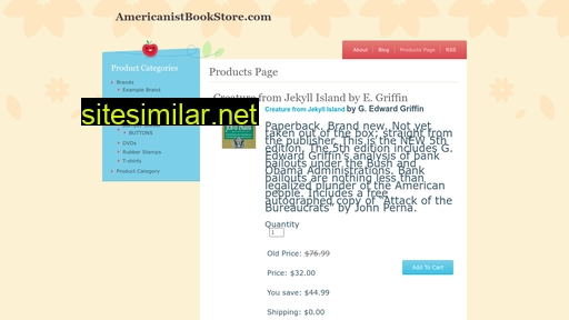 Americanistbookstore similar sites