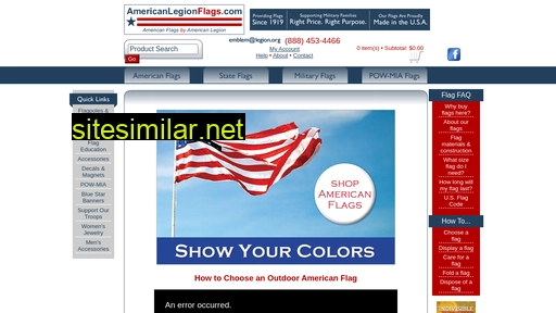 Americanlegionflags similar sites