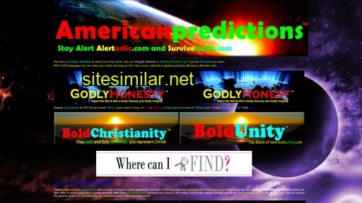 americanpredictions.com alternative sites