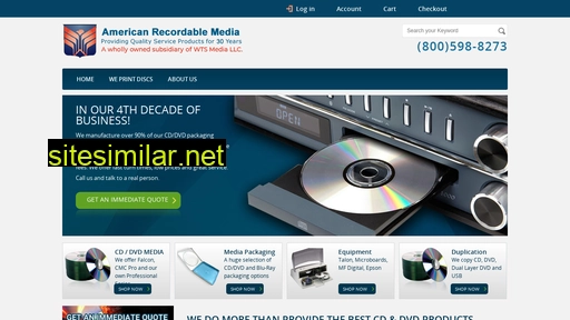 americanrecordablemedia.com alternative sites