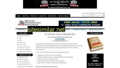 americanscreenwriters.com alternative sites