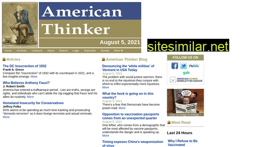 Americanthinker similar sites
