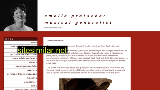 amelieprotscher.com alternative sites