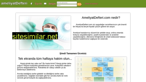 Ameliyatdefteri similar sites
