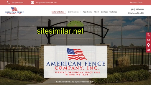 Americanfenceok similar sites