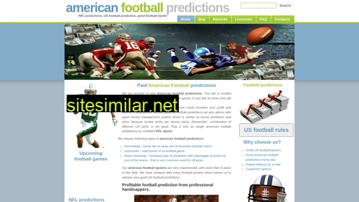 Americanfootball-predictions similar sites