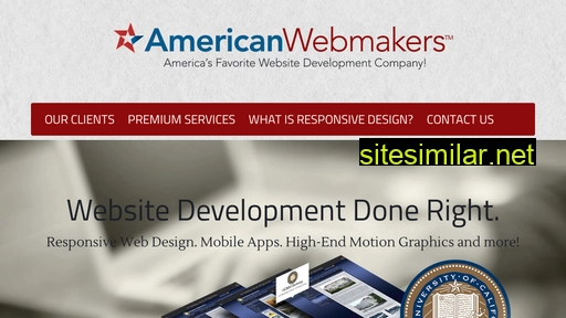 americanwebmakers.com alternative sites