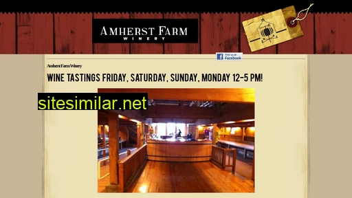 Amherstfarmwinery similar sites