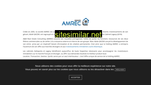 amrec-immobilier.com alternative sites