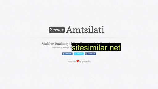 Amtsilatipusat similar sites