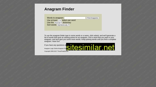 anagramlogic.com alternative sites