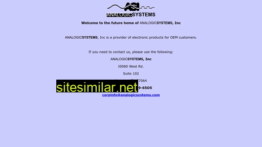 analogicsystems.com alternative sites