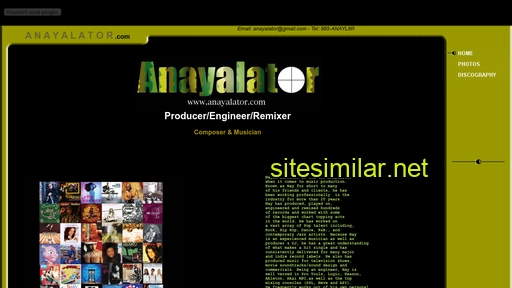 anayalator.com alternative sites