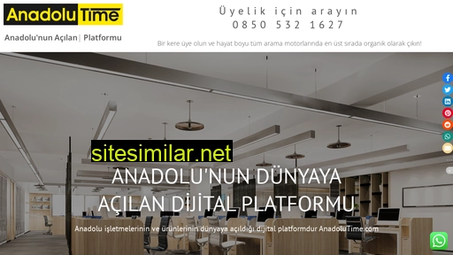 Anadolutime similar sites